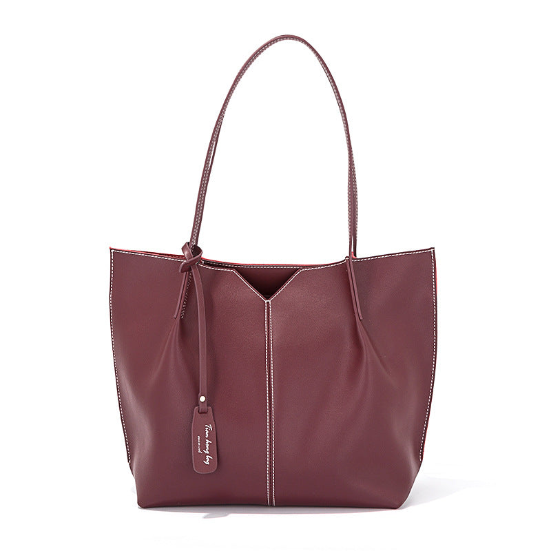 Large Top Handle Hobo Women's Commuter Genuine Leather Tote Shoulder bag Big Capacity H071804 - SJB-DIAMOND ELITES