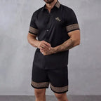 Fashion 3D Digital Printing Hawaiian Vacation Shirt Shorts