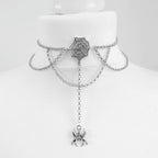 Black Crescent Moon Necklace Pi-Mart