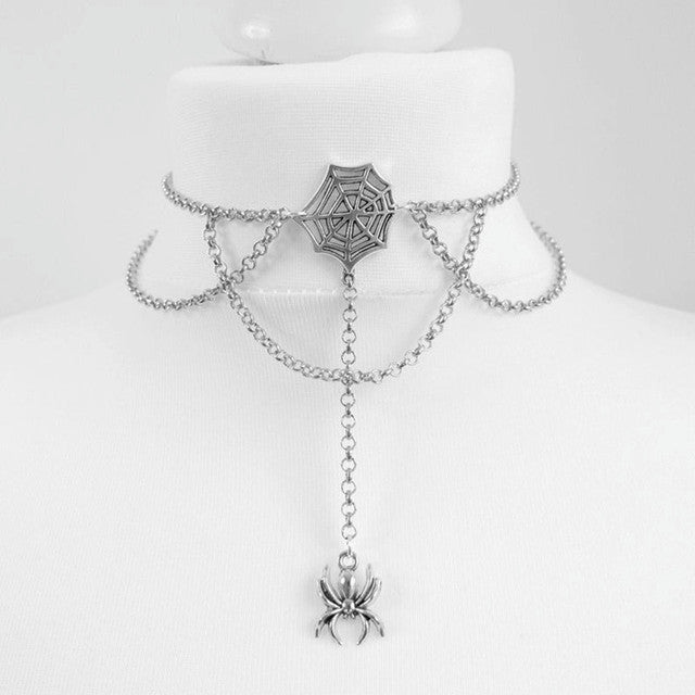 Black Crescent Moon Necklace Pi-Mart