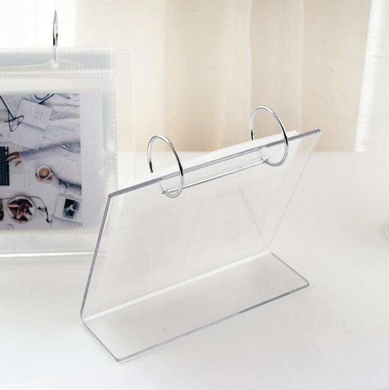 3/5 inch Desktop Photo Album Acrylic Polaroid Instax loose leaf Photo Album Home Decoration Star Postcard Collect Photo Albums Birthday Gift Family Scrapbook Albums Family Anniversary Gift For Couple Stevvex