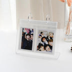 3/5 inch Desktop Photo Album Acrylic Polaroid Instax loose leaf Photo Album Home Decoration Star Postcard Collect Photo Albums Birthday Gift Family Scrapbook Albums Family Anniversary Gift For Couple Stevvex