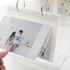 3/5 inch Desktop Photo Album Acrylic Polaroid Instax loose leaf Photo Album Home Decoration Star Postcard Collect Photo Albums Birthday Gift Family Scrapbook Albums Family Anniversary Gift For Couple Stevvex