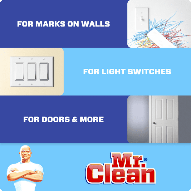Mr. Clean Magic Eraser Original, Cleaning Pads with Durafoam, 9 Ct