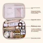Free partition cosmetic bag, large capacity travel portable toiletry bag, makeup bag for women,Travel makeup bag,Makeup bag organizers, makeup bags small, - SJB-DIAMOND ELITES