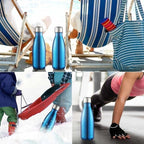 350/500/750/1000ml Double Wall Stainless Steel Water Bottle Thermos Bottle Keep Hot and Cold Insulated Vacuum Flask Sport  Stainless Steel Double Wall Insulated Water Bottle for Travel Stevvex