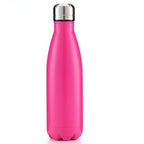 350/500/750/1000ml Double Wall Stainless Steel Water Bottle Thermos Bottle Keep Hot and Cold Insulated Vacuum Flask Sport  Stainless Steel Double Wall Insulated Water Bottle for Travel Stevvex
