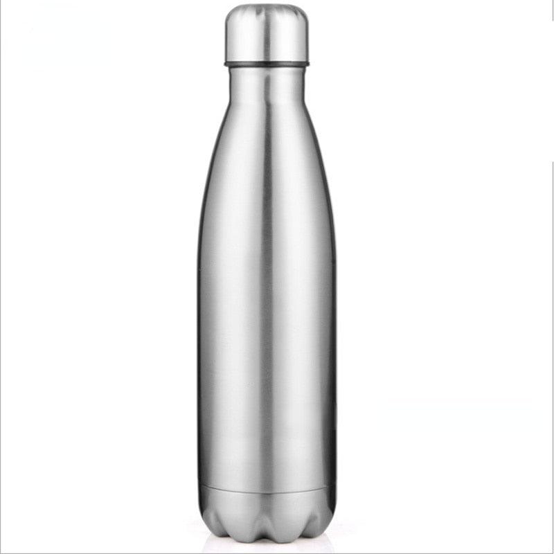 350/500/750/1000ml Double Wall Stainless Steel Water Bottle Thermos Bottle Keep Hot and Cold Insulated Vacuum Flask Sport  Stainless Steel Double Wall Insulated Water Bottle for Travel Stevvex