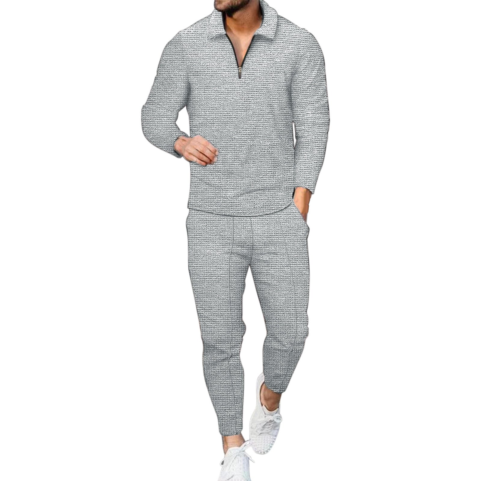 Summer Long-sleeve Pants Two-piece Sports And Leisure Men's Suit Lootquake LLC