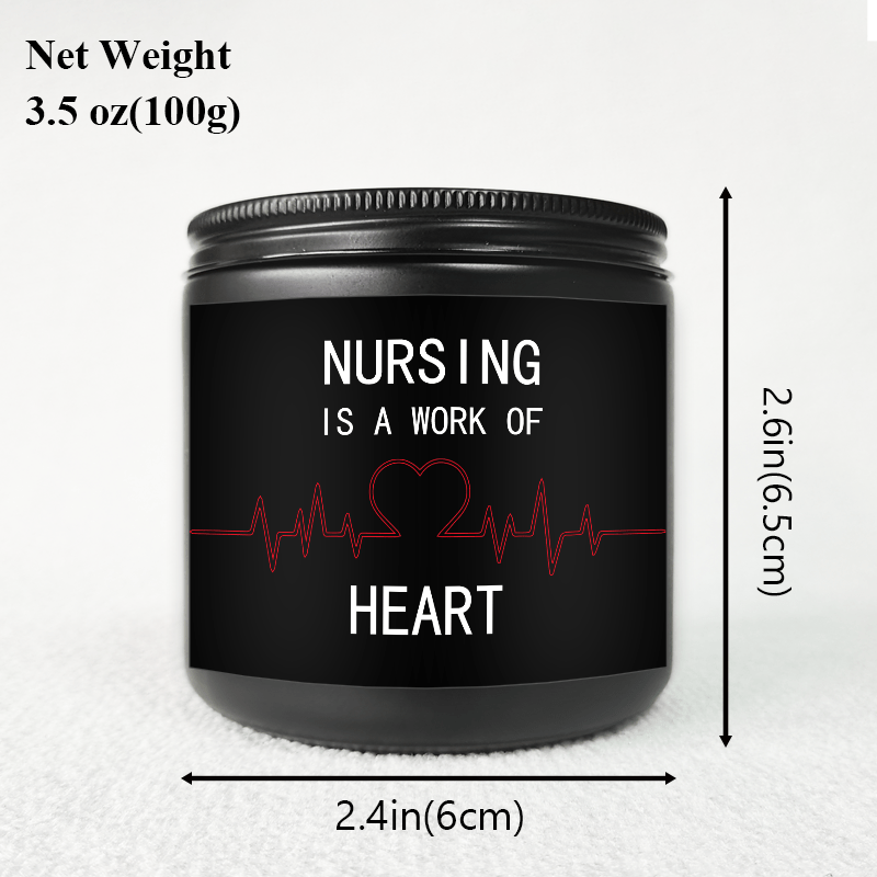 Lavender Scented Candle 5.3oz - Perfect Appreciation Gift for Nurses, Nursing Students, and Paramedics on Nurses' Day, Birthday, Graduation, or Thanksgiving - Unique and Meaningful Present, Women Men, Labor And Delivery, Nurs Lootquake LLC