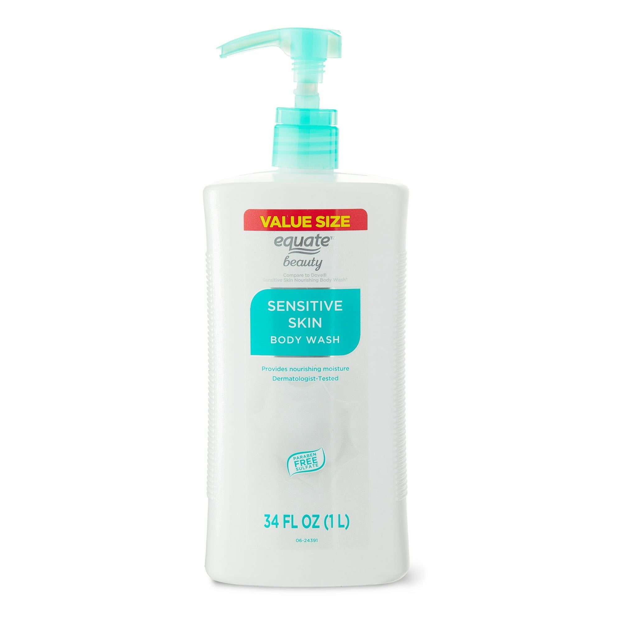 Equate Beauty Sensitive Skin Body Wash, 34 fl oz