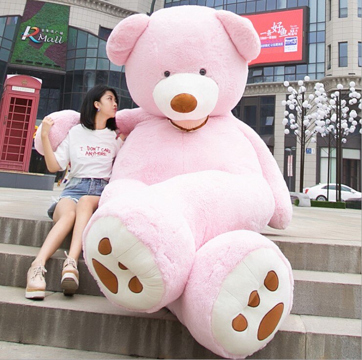 Giant Teddy Bear Plush Toy Huge  Soft Toys  Leather Shell Pi-Mart