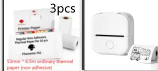 Portable Mini Printer for Students and Hobbyists, Bluetooth Thermal Label Printer - SJB-DIAMOND ELITES
