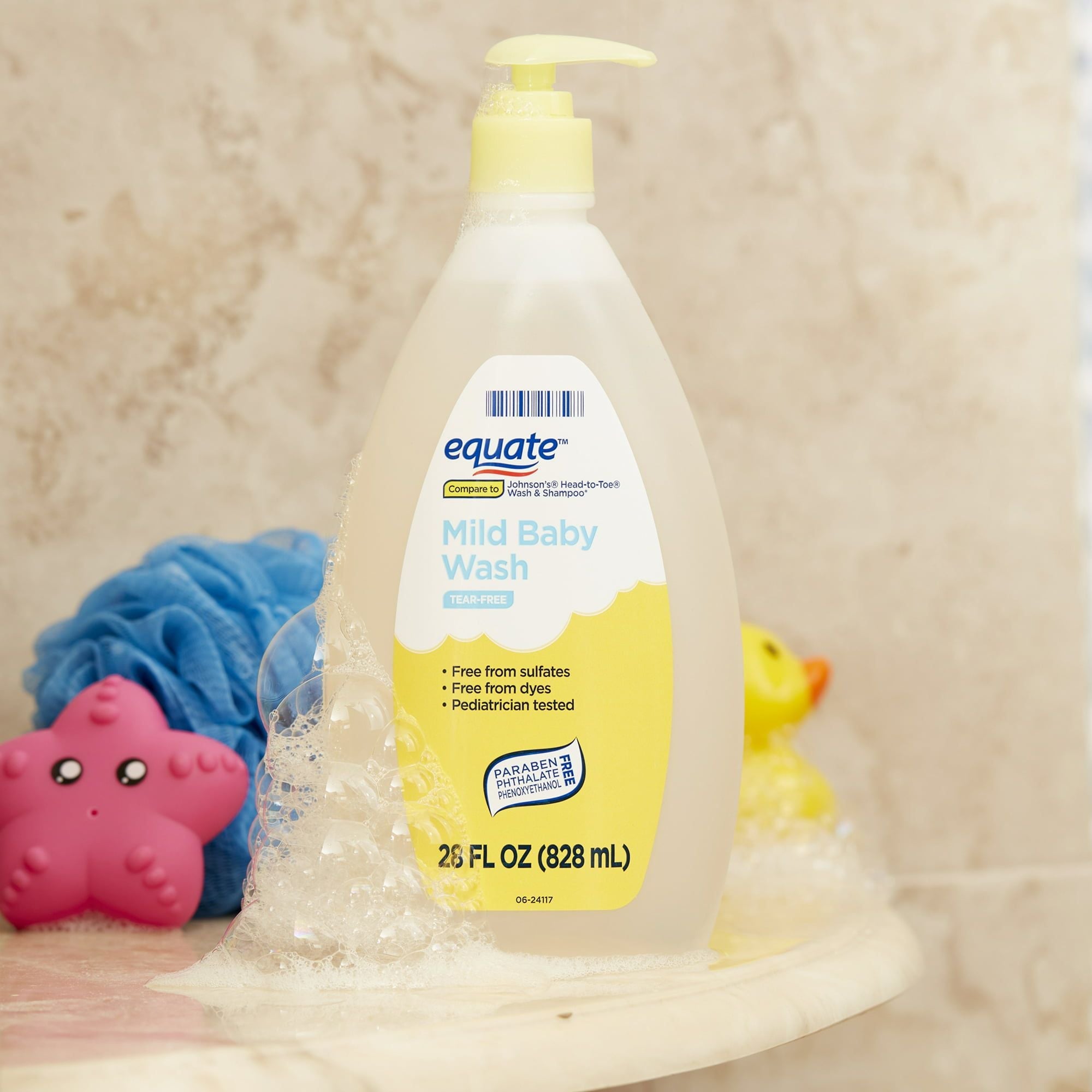 Equate Tear-Free Mild Baby Wash, 28 fl oz EasyOptionXY LLC