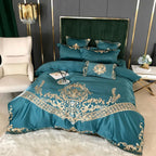 Ice silk duvet cover bedding European style Pi-Mart