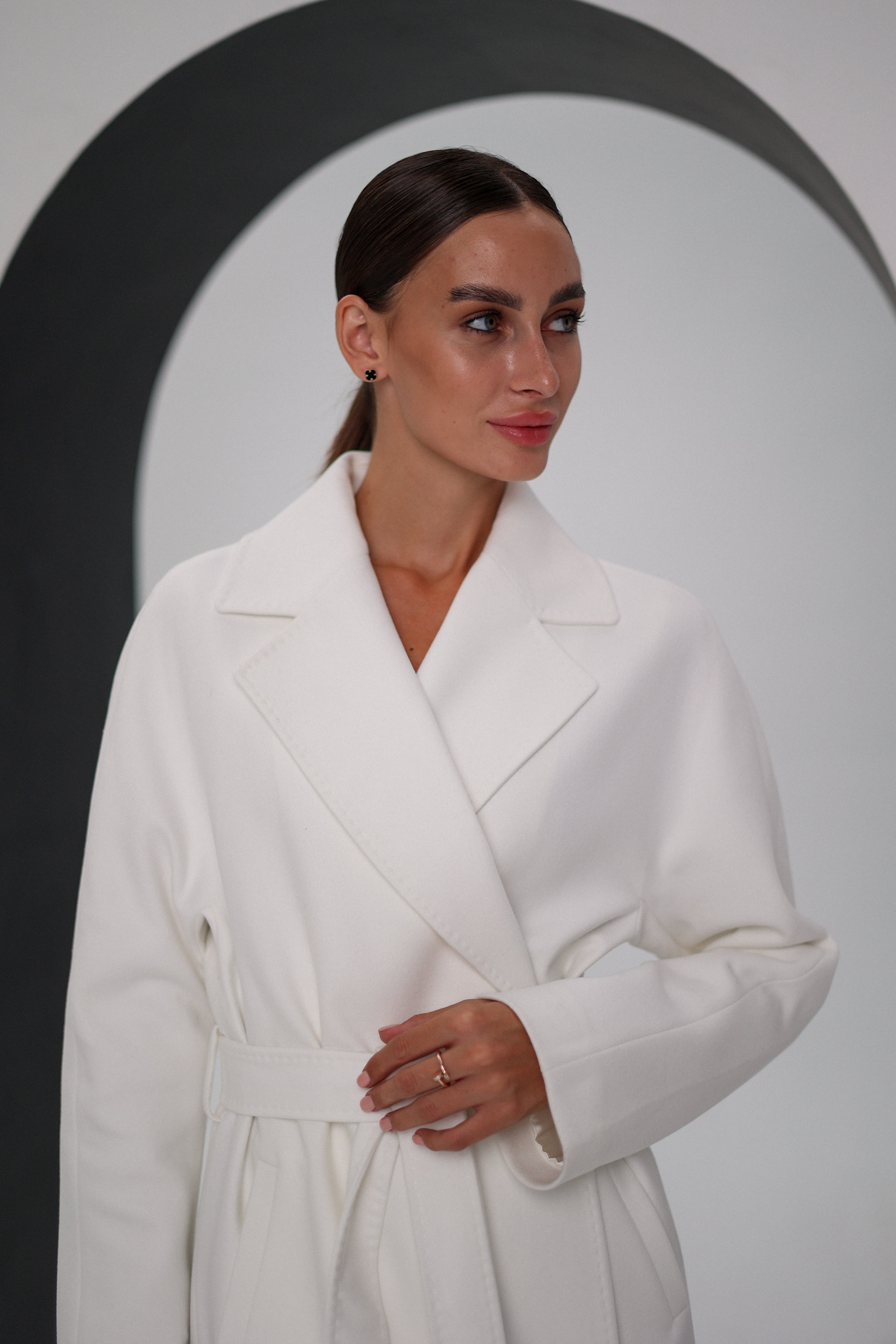 Pre-Order. Re-Stock Ships February 2026. Cambridge Comfort Wraparound Wool Cashmere Coat - SJB-DIAMOND ELITES