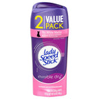 Lady Speed Stick Invisible Dry Antiperspirant Female Deodorant, 2 Pack, 2.3 oz