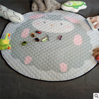 Explosion models Ins cotton car storage mat storage toy mats Round outing children climbing mat storage bag Pi-Mart