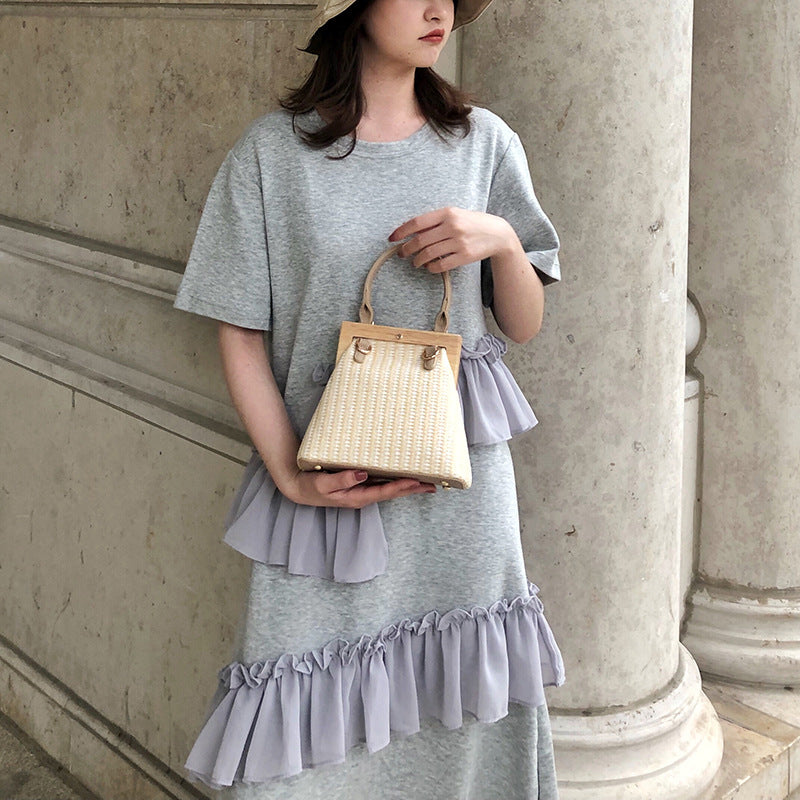 Vintage woven handbag Pi-Mart