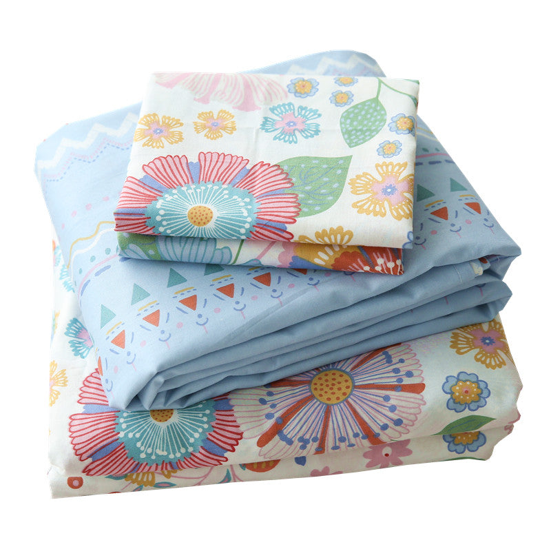 Four-piece Cotton Twill Bed Sheet Duvet Cover Pi-Mart