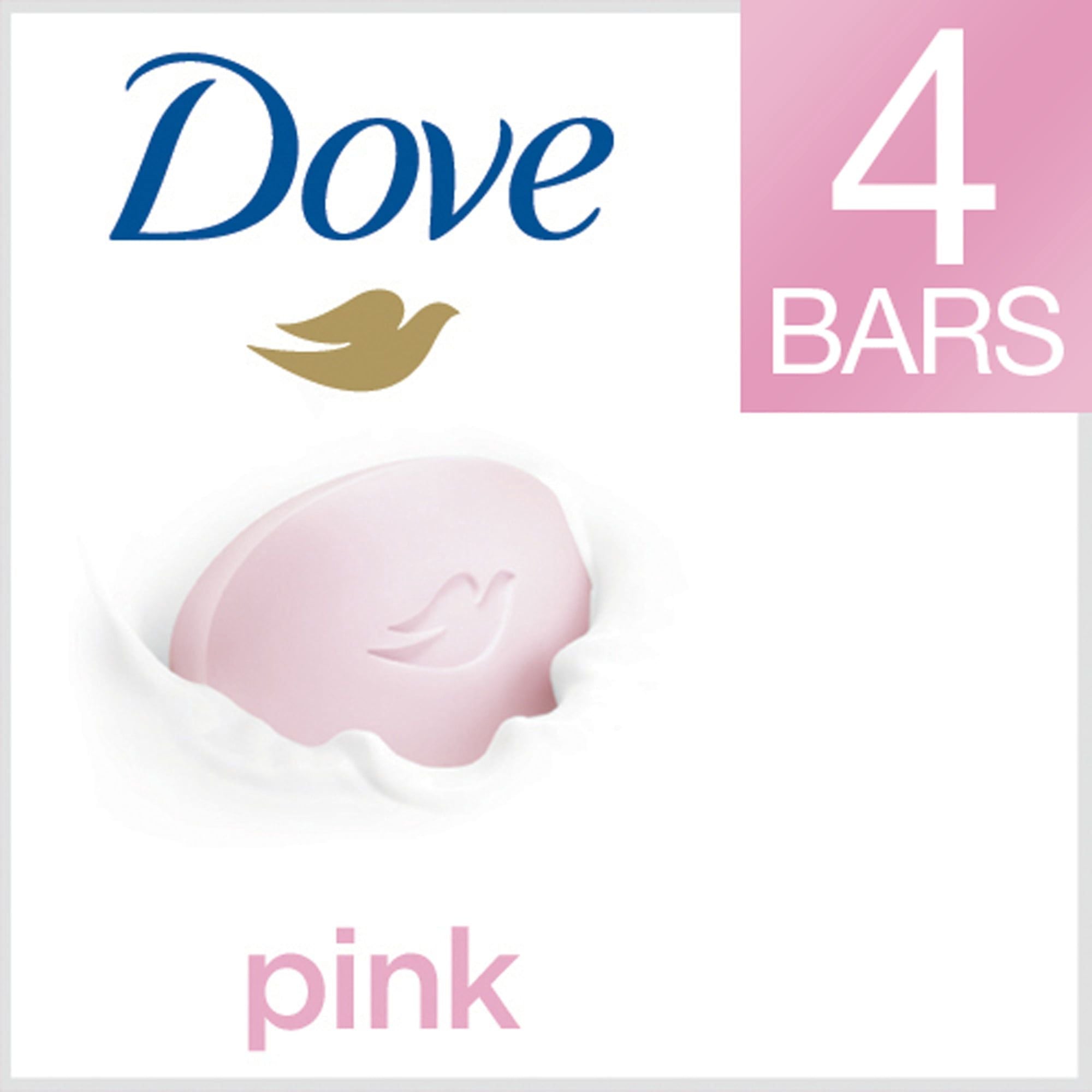 Dove Beauty Bar Gentle Skin Cleanser Pink More Moisturizing Soap, 3.75 oz, 4 Bars EasyOptionXY LLC
