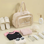 Waterproof beach bag, wet and dry separation fitness bag, toiletry bag, storage goggles, swimsuit swimming bag, Transparent Cosmetic Bag, - SJB-DIAMOND ELITES