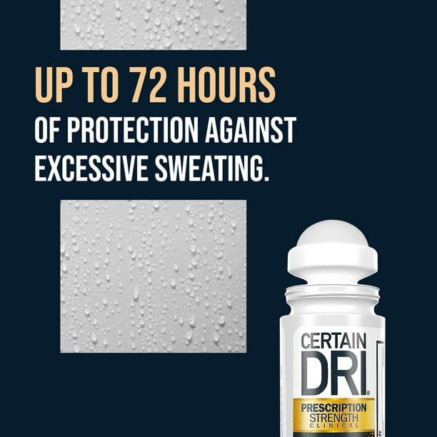 Certain Dri Prescription Strength Clinical Antiperspirant & Deodorant, Roll-On, 1.2 oz EasyOptionXY LLC