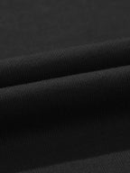 Tied Elastic High Waist Pleated Detail Solid Sweatpants THRIXINE