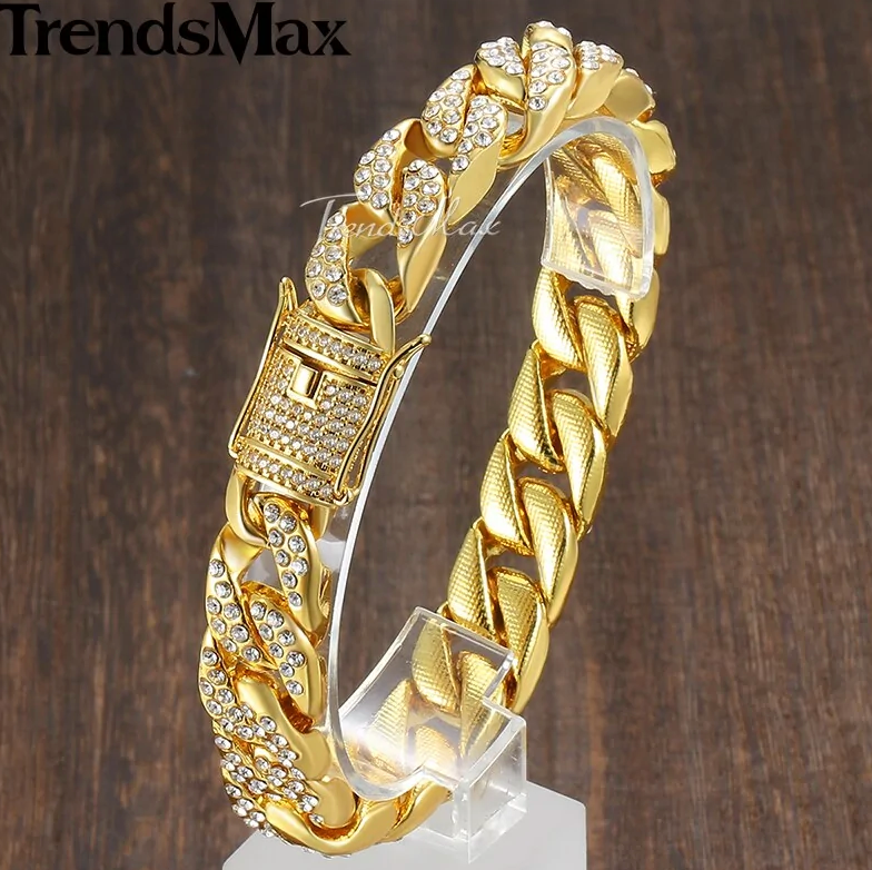 Miami Curb Cuban Chain Bracelet Pi-Mart
