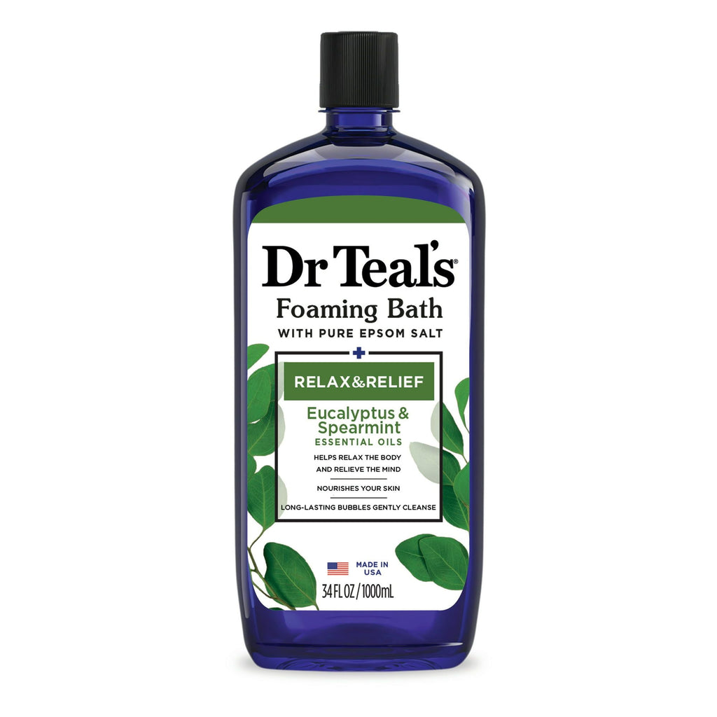 Dr Teal's Foaming Bath with Pure Epsom Salt, 34 fl oz EasyOptionXY LLC