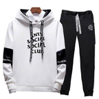 Hooded sweatshirt sports and leisure suit Pi-Mart