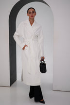 Pre-Order. Re-Stock Ships February 2026. Cambridge Comfort Wraparound Wool Cashmere Coat - SJB-DIAMOND ELITES