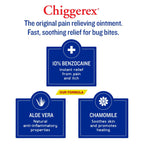 Chiggerex First Aid Medicated Ointment for Chiggers and Bug Bites, 1.75 oz EasyOptionXY LLC