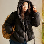 Hooded Small Puffer Jacket Coat Pi-Mart