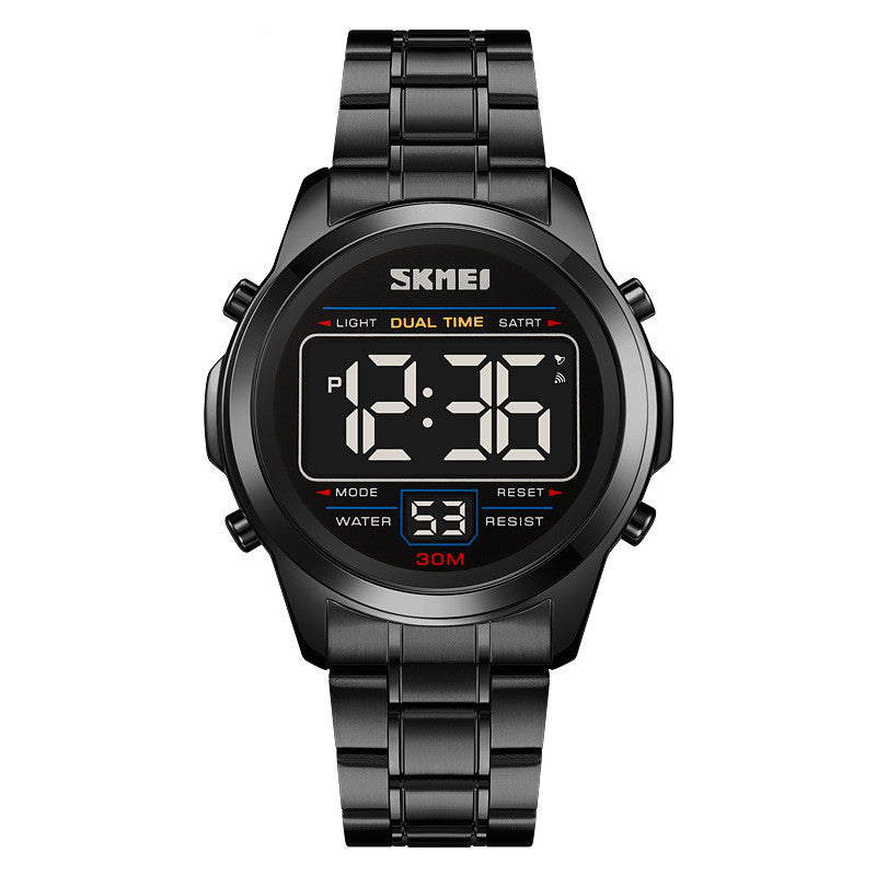 Men's Watch Multifunctional Waterproof Luminous Electronic Pi-Mart
