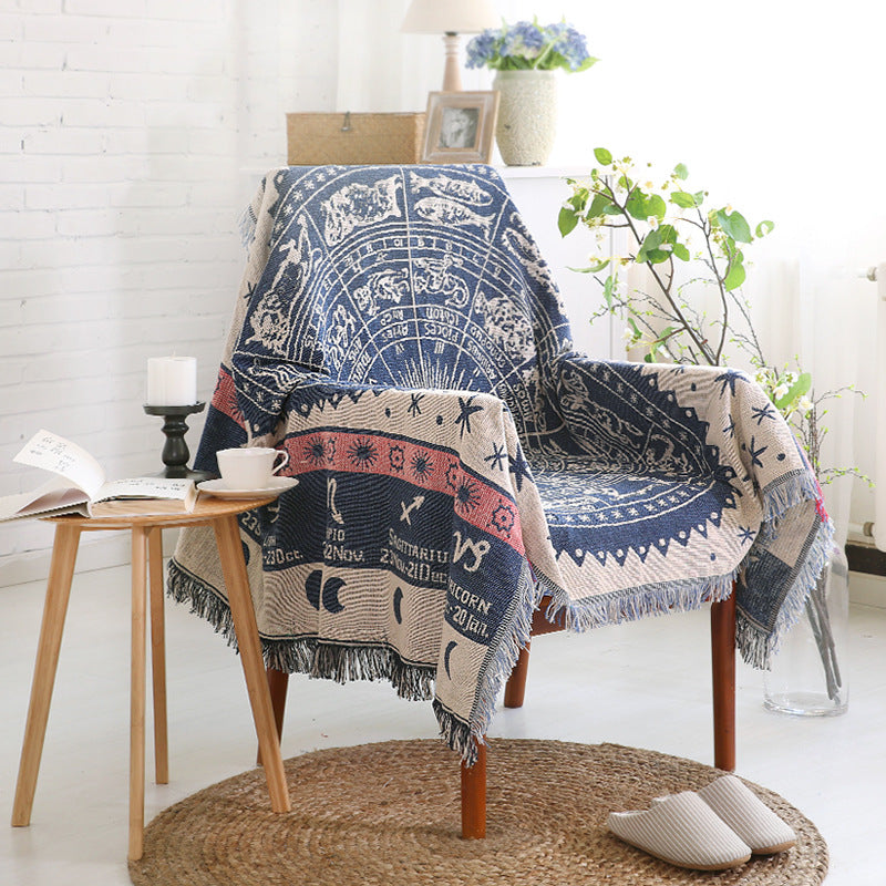 Anti-slip fabric sofa cushion sofa blanket Pi-Mart