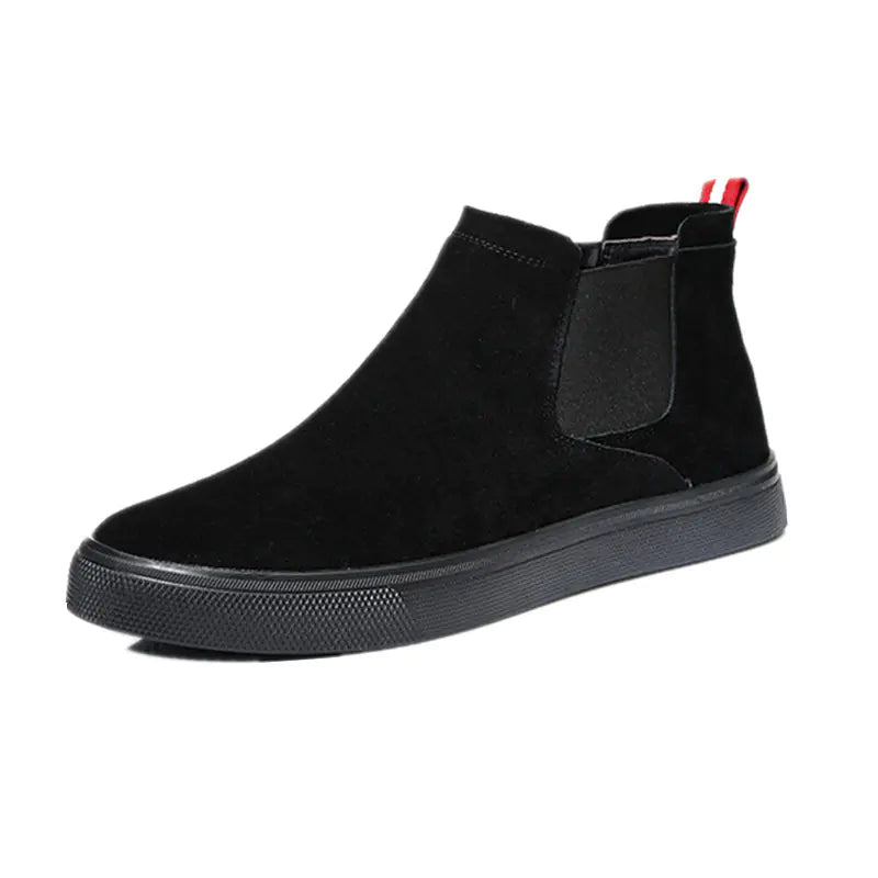 Men's High-Top Chelsea Boots - Genuine Leather Casuals Pi-Mart