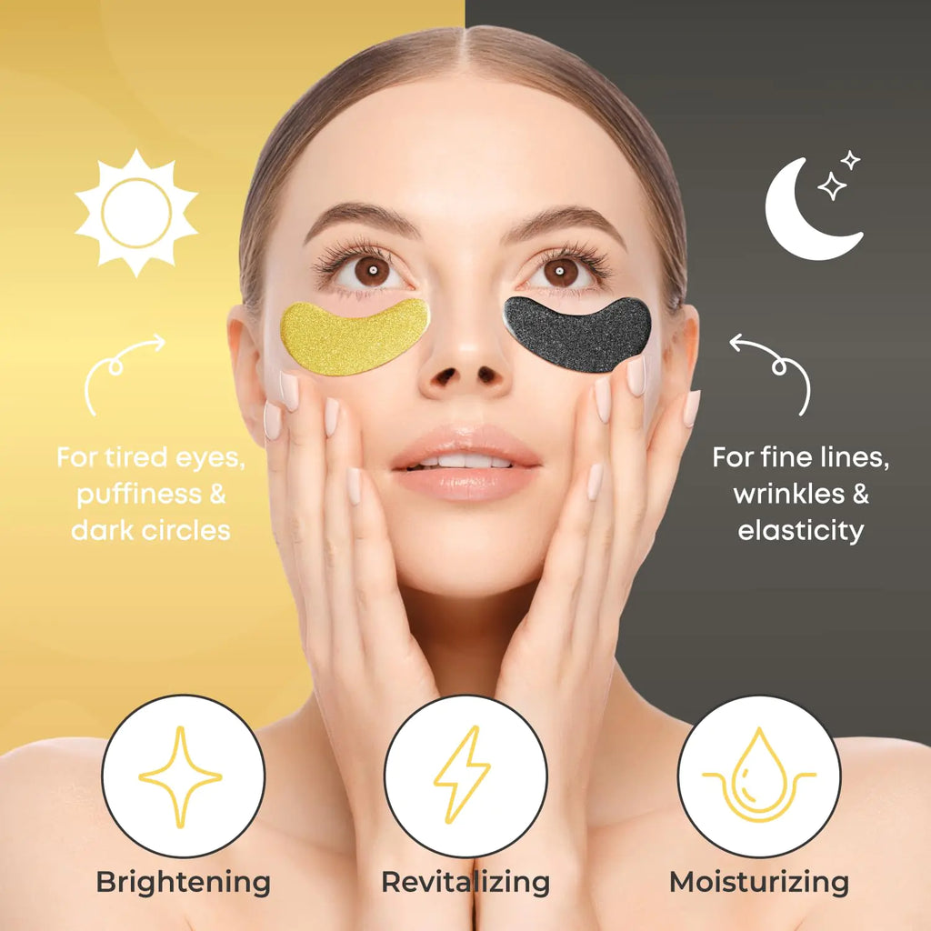 Under Eye Patches for Puffy Eyes and Dark Circles (60 Pairs) | Infused Gel Eye Mask Patches for Dark Circle Under Eye Support of Eye Bags & Puffiness | Ideal for Bridesmaids Gifts & Bachelorette Party Pi-Mart