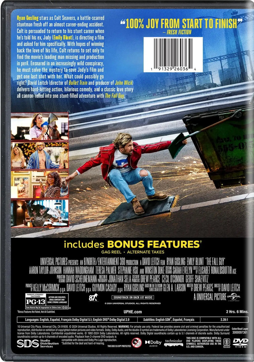 The Fall Guy (DVD), Universal Studios, Action & Adventure