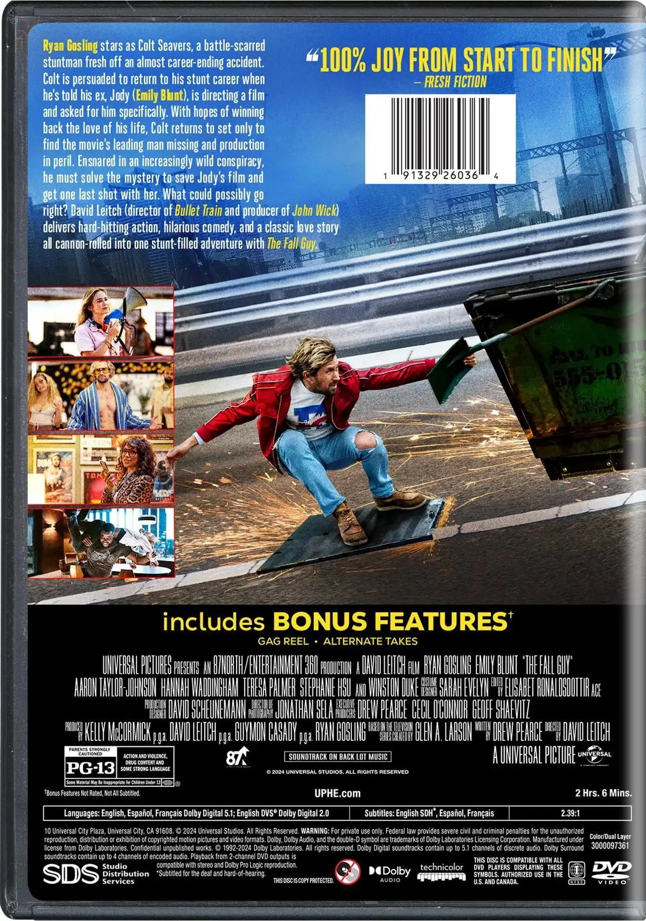 The Fall Guy (DVD), Universal Studios, Action & Adventure