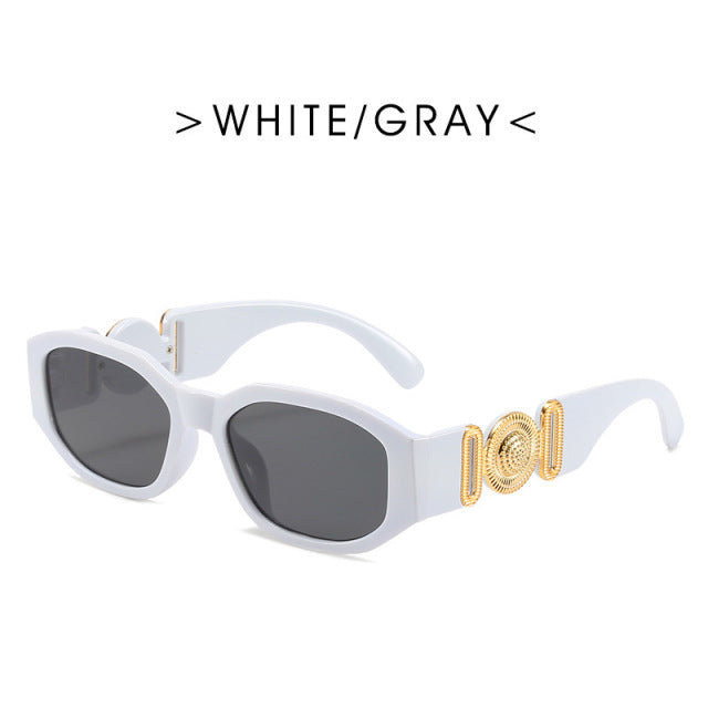 Retro Cutting Lens Gradient Square Sun Glasses UV400 - SJB-DIAMOND ELITES