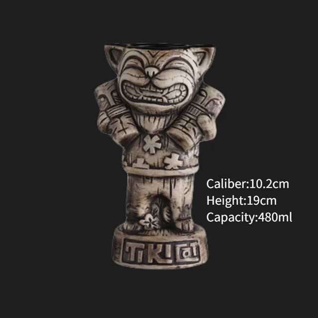 Hawaii Ceramic Tiki Mugs Pi-Mart