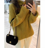 New High Neck Thick Sweater Women Pi-Mart