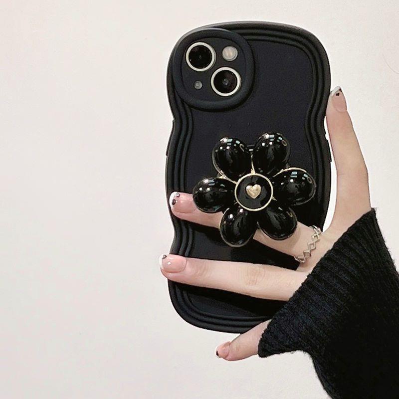 Ladies Temperament Flower Stand Phone Case Pi-Mart