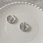 Korean Fashion Star Cross Earrings Pi-Mart