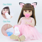 Multifunctional Reborn Doll Reborn Doll Simulation Vinyl Doll Pi-Mart