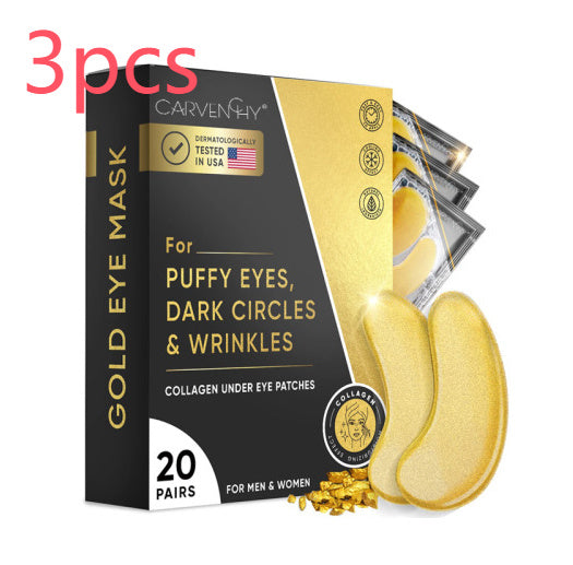 Eye Bag Removal Wrinkle Lifting And Tightening 24K Gold Eye Mask Patch Lootquake LLC