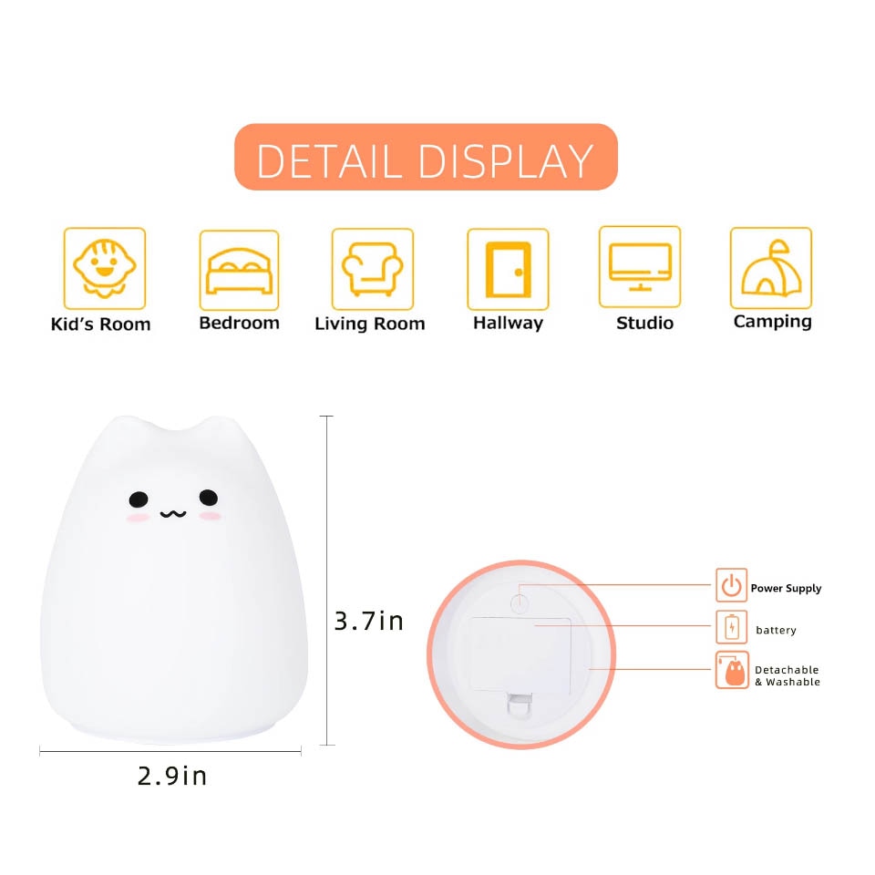 Mini Cat Baby Night Lamp - SJB-DIAMOND ELITES