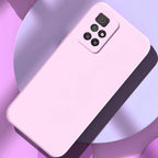 360 Degree Protection Back Case Cover Liquid Silicone Soft Matte Phone Case For Xiaomi Redmi Note 11 Pro Max 11S 10 10S 9 9S 8 Candy Shockproof Bumper Cover  Liquid Silicone Back Cover Case Stevvex