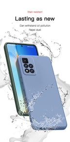 360 Degree Protection Back Case Cover Liquid Silicone Soft Matte Phone Case For Xiaomi Redmi Note 11 Pro Max 11S 10 10S 9 9S 8 Candy Shockproof Bumper Cover  Liquid Silicone Back Cover Case Stevvex